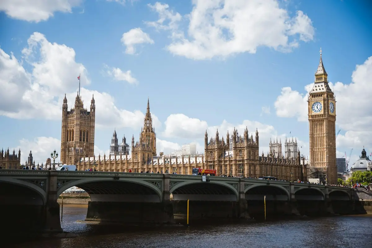 Big Ben and the Houses of Parliament in London